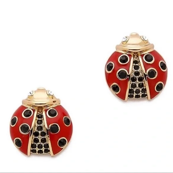 Kate Spade Lady Bug Earrings - Picture 2 of 6